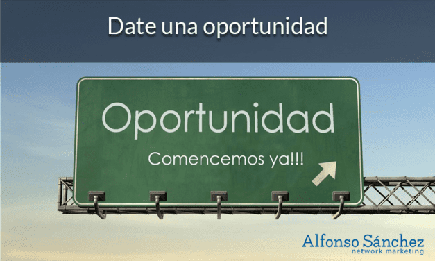 Date una oportunidad